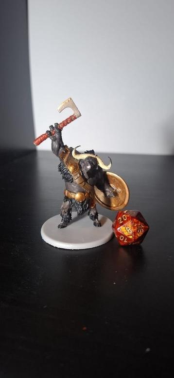DnD Fantasy Miniaturen – Longhorn Minotaur (Monster Rampage) beschikbaar voor biedingen