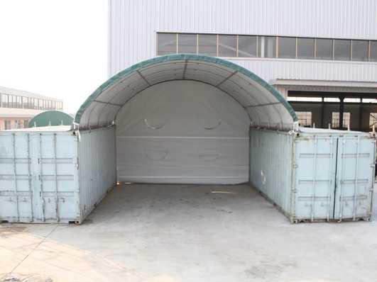 2024 Stahlworks 20ft 6x6 meter met eind zeil Shelter overkap, Zakelijke goederen, Machines en Bouw | Keten en Containers