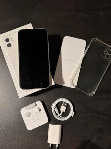 Apple iPhone 11 64GB wit battetij 75% beschikbaar voor biedingen