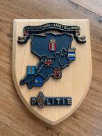 Politie Amsterdam-Amstelland Schild, Ophalen of Verzenden, Overige soorten, Nederland, Embleem of Badge