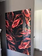 Lobster op plexiglas, Huis en Inrichting, Woonaccessoires | Schilderijen, Tekeningen en Foto's, 125 cm of meer, Ophalen of Verzenden
