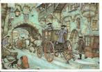 Ansichtkaart	Anton Pieck	Koets rijdt door poort, Verzamelen, Verzenden, 1980 tot heden, Ongelopen, Overige thema's