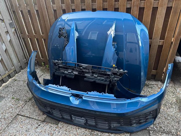 Vw golf 8  GTI voorkop LT5H anemonenblauw, Auto-onderdelen, Carrosserie en Plaatwerk, Bumper, Volkswagen, Links, Rechts, Gebruikt