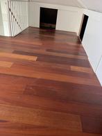 Houten Kambala vloer - 20mm - 23m2, Doe-het-zelf en Verbouw, Ophalen, Gebruikt, Vloerdelen of -planken, 10 m² of meer