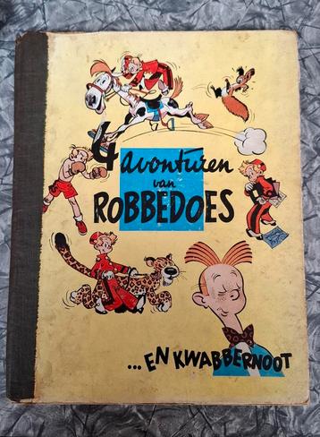 4 avonturen van Robbedoes ...  en Kwabbernoot. 1950 beschikbaar voor biedingen