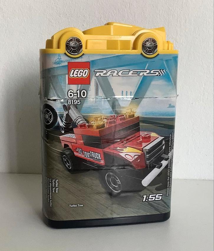 Lego Racers 8195 - Turbo Tow (compleet), Kinderen en Baby's, Speelgoed | Duplo en Lego, Gebruikt, Lego, Complete set, Ophalen of Verzenden