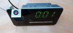 Audiosonic Wekkerradio met Projector, Ophalen of Verzenden, Gebruikt, Digitaal, Wekker of Tafelklok