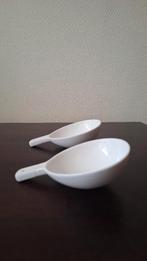 SERAX 2 lepels Niels Datema 15x9cm wit porselein, Overige typen, Nieuw, Ophalen of Verzenden, Overige stijlen