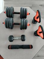 Complete Halterset met Gewichten, Ophalen, Zo goed als nieuw, Armen, Halterset
