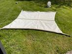 Zonnedoek ecru 3,5 x 3,5 meter, Ophalen, Gebruikt