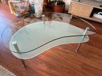 Salontafel glas, nette staat, Ophalen, 100 tot 150 cm, 50 tot 100 cm, Minder dan 50 cm