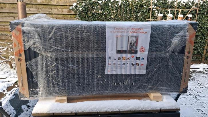 Oppio Radiator 500x1200 Type 22 Zwart - Nieuw, Tuin en Terras, Terrasverwarmers, Nieuw, Ophalen