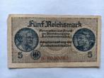 Vijf reichsmark biljet Nazi Duitsland, Ophalen of Verzenden, Duitsland
