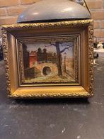 2 x kleine schilderijtjes JB Wolters, Ophalen of Verzenden