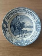Delfsblauw bord, Huis en Inrichting, Gebruikt, Porselein of Keramiek, Schaal, Rond