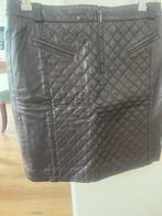 Bruine leren rok, maat 38/40, Kleding | Dames, Rokken, Maat 38/40 (M), Bruin, Ophalen of Verzenden, Zo goed als nieuw