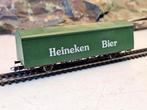 modeltrein H0 wagon HEINEKEN BIER, Gebruikt, Gelijkstroom, Fleischmann, Wagon