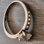Zilveren ring, 19 tot 20, Ophalen of Verzenden, Zo goed als nieuw, Dame