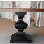 Eikenhouten eettafel - Rond 130 cm., Huis en Inrichting, Tafels | Eettafels, Ophalen, 100 tot 150 cm, Zo goed als nieuw, Vier personen