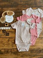 Baby girl 3x romper korte mouw wibra paars roze maat 62/68, Nacht- of Onderkleding, Meisje, Nieuw, Ophalen of Verzenden