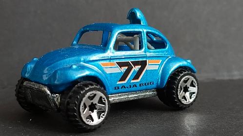 Volkswagen VW Baja Bug blauw 1:64 3inch Hotwheels Pol, Hobby en Vrije tijd, Modelauto's | Overige schalen, Zo goed als nieuw, Ophalen of Verzenden