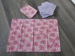 5 antieke onder -slopen jaren 60, rood 68x47, paars 64x65 cm, Ophalen of Verzenden