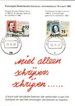 klim in je pen, PTT post 1987 Postzegels NL literatuur, Postzegels en Munten, Verzenden, Na 1940, Gestempeld