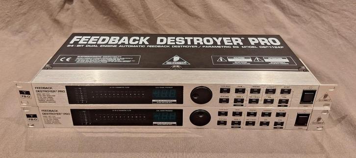 Feedback Destroyer Behringer (2x), Muziek en Instrumenten, Effecten, Zo goed als nieuw, Overige typen, Ophalen of Verzenden