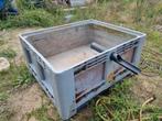 Plastic krat/bak op pallet, Doe-het-zelf en Verbouw, Kratten en Dozen, 100 cm of meer, 60 cm of meer, Ophalen of Verzenden, Zo goed als nieuw