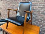 Louis van Teeffelen - fauteuils retro vintage jaren 60s, Huis en Inrichting, Gebruikt, Zwart, Ophalen of Verzenden, Deens design - Scandinavisch - Pastoe - Fristho - webe