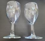 Retro, vintage advocaat glazen De Zwarte Kip logo, Ophalen of Verzenden, Gebruikt, Borrel- of Shotglas