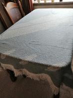Grijs wollen tafelkleed, Ophalen of Verzenden, Gebruikt, Rechthoek, Binnen