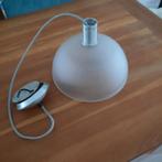 Vintage hanglamp met ribbelglas van Habitat, Huis en Inrichting, Lampen | Hanglampen, Gebruikt, Modern klassiek, Ophalen of Verzenden