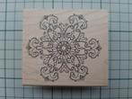 Sneeuwvlok, Hobby en Vrije tijd, Stempelen, Ophalen of Verzenden, Nieuw, Houten stempel