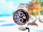 Tag Heuer Calibre 16 Choco Full Set Briljante Staat 2013 NL, Staal, Staal, Polshorloge, Ophalen of Verzenden