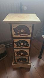 Ladekastje Xenos met kattenmotief, Ophalen, Minder dan 50 cm, Gebruikt, Landelijk