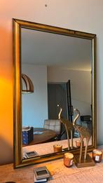 Golden classy mirror/spiegel, Ophalen of Verzenden, Gebruikt, Rechthoekig, Minder dan 100 cm