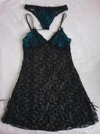 NIEUW! Babydoll/Nachtjapon. Mooi kant. Maat M/L, Onbekend, Ophalen of Verzenden, Zwart, Nachtkleding