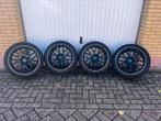 Audi A6 velgen zwart 19 inch 5 x 112, Gebruikt, 255 mm, Banden en Velgen, Winterbanden