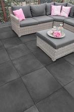 Cera2line concrete look black 60x60x2, Tuin en Terras, Tegels en Klinkers, Keramiek, Nieuw, Ophalen of Verzenden, 10 m² of meer