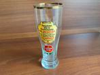 Vintage Leeuw Bierglas Valkenburg 1948, Ophalen of Verzenden, Glas of Glazen, Leeuw