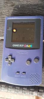 Gameboy color paars, Spelcomputers en Games, Spelcomputers | Nintendo Game Boy, Ophalen of Verzenden, Gebruikt, Game Boy Color