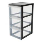 Plastic Drawer, Ophalen, Zo goed als nieuw, 3 of 4 laden, Minder dan 100 cm