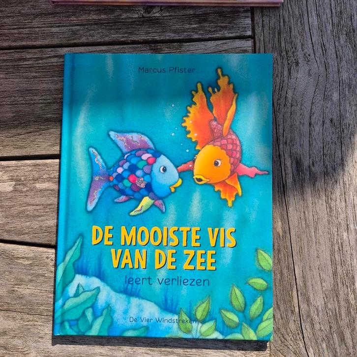 Marcus Pfister - De mooiste vis van de zee leert verliezen, Boeken, Prentenboeken en Plaatjesalbums, Zo goed als nieuw, Ophalen of Verzenden