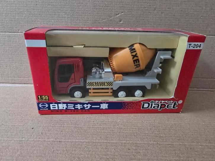 Diapet Hino Mixer Truck 1/55 - Nieuw in doos!, Hobby en Vrije tijd, Modelbouw | Auto's en Voertuigen, Nieuw, Truck, 1:50 of kleiner