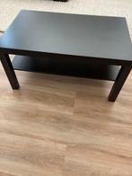 Salontafel Lack IKEA zgan bruinzwart 90x55cm hoog 45cm, Huis en Inrichting, Tafels | Salontafels, 50 tot 100 cm, Zo goed als nieuw