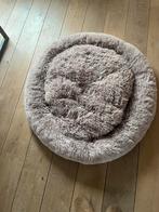 Fluffy hondenmand  taupe 80cm doorsnee als nieuw, Dieren en Toebehoren, Ophalen, Zo goed als nieuw, Pluche