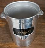 Vintage Franse aluminium wijnkoeler, champagnekoeler, Ophalen of Verzenden