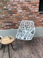 Witte design stoel, Huis en Inrichting, Ophalen, Kunststof, Wit, Zo goed als nieuw