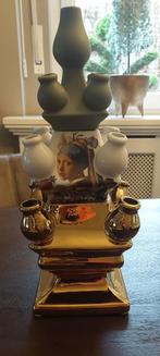 Heinen delfs blauw tulpenvaas, Huis en Inrichting, Woonaccessoires | Vazen, Aardewerk of Porselein, Ophalen of Verzenden, Zo goed als nieuw